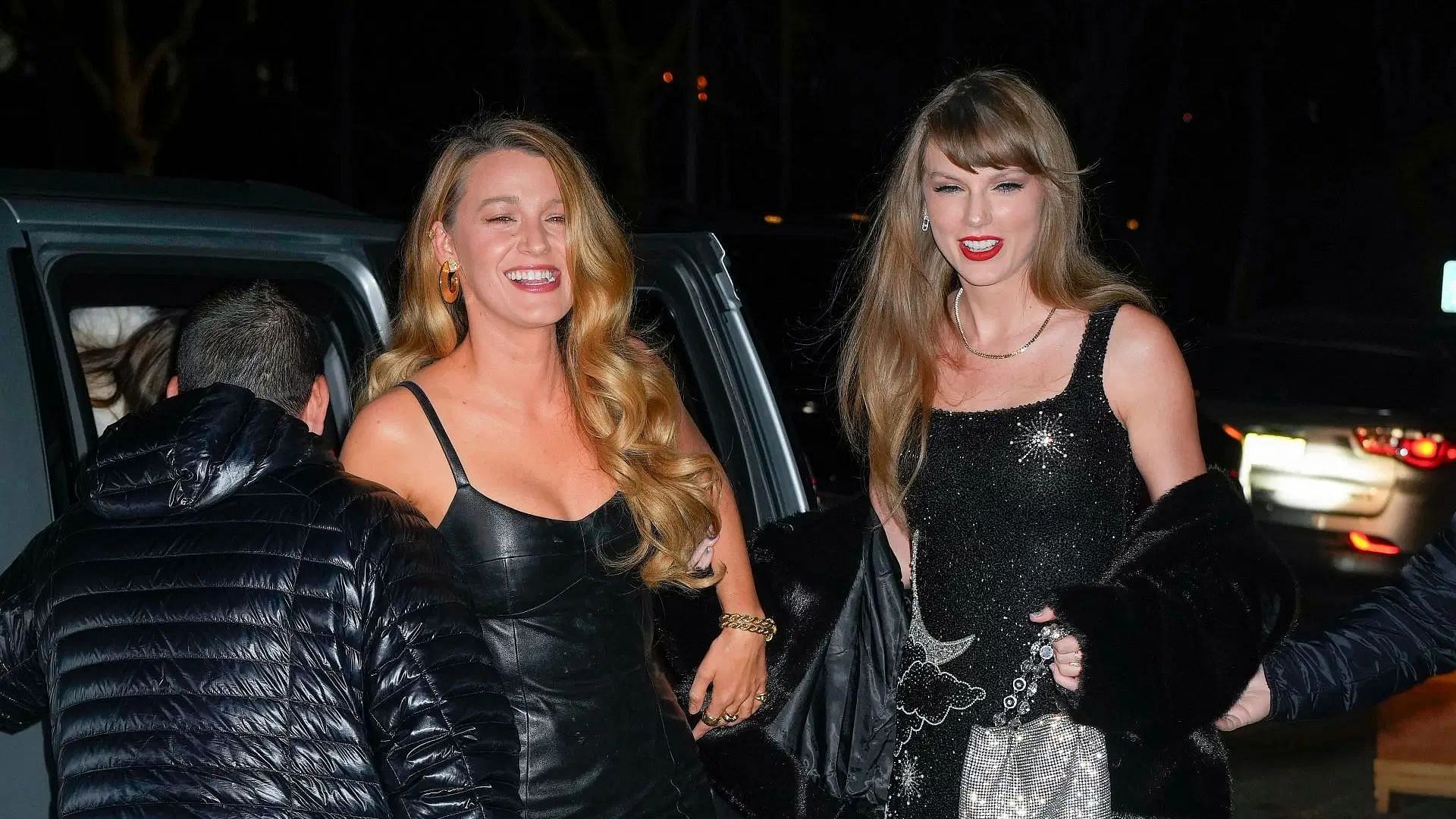 Blake Lively and Taylor Swift in New York (Image via Getty)